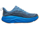 Men's Hoka Skyflow. Downpour/Thunder Cloud. Medial view.