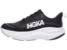 Men's Hoka Skyflow. Black/White. Lateral view.