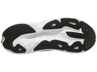 Men's Hoka Skyflow. Black/White. Bottom view.