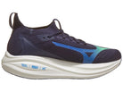 Men's Mizono No Vista 2. Navy upper. White midsole. Medial view.