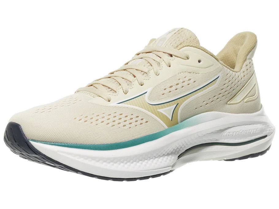 Men's Mizuno Wave Inspire 22 in Summer Sand/Pale Khaki - lateral view
