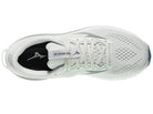 Men's Mizuno Wave Rider 30 in Foggy Dew/Dark Slate, top view.
