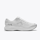 Men's Mount to Coast P1. White upper. White midsole. Lateral view.