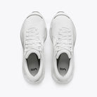 Men's Mount to Coast P1. White upper. White midsole. Top view.