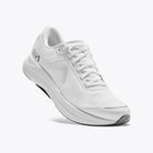 Men's Mount to Coast P1. White upper. White midsole. Lateral view.