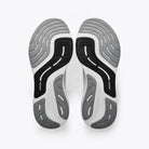 Men's Mount to Coast P1. White upper. White midsole. Bottom view.