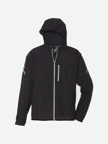 Men's Nathan Stealth Jacket. Black. Front view.