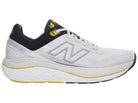 Men's New Balance Fresh Foam X 860 v14 in Grey Matter/Black/Ginger Lemon, medial view
