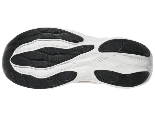 Men's New Balance Fresh Foam X 1080 v14. White/Grey upper. White midsole. Bottom view.