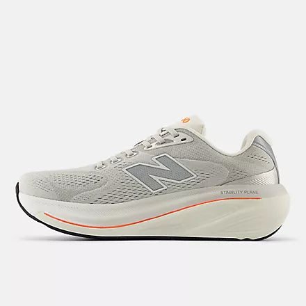 Men's New Balance 860 v15. Grey upper. White midsole. Medial view.