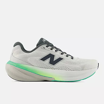 Men's New Balance 860 v15. White upper. White midsole. Lateral view.