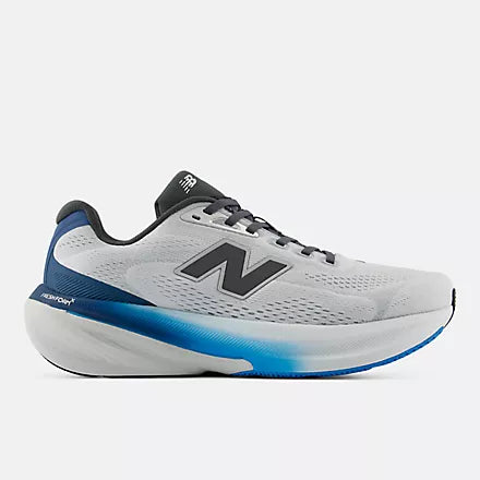 Men's New Balance Fresh Foam X 860 v15. Light Grey upper. White midsole. Lateral view.