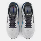 Men's New Balance Fresh Foam X 860 v15. Light Grey upper. White midsole. Top view.