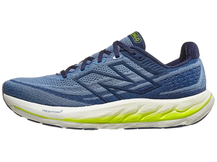 Men's New Balance Fresh Foam X Vongo v6 in Mercury Blue/Thirty Watt — side profile