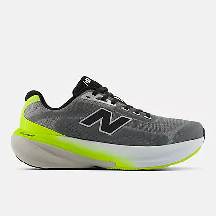 Men's New Balance Fresh Foam X 860 v15. Grey upper. White midsole. Lateral view.