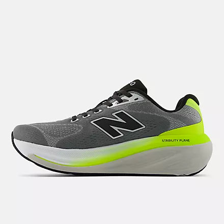 Men's New Balance Fresh Foam X 860 v15. Grey upper. White midsole. Medial view.
