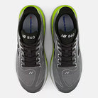 Men's New Balance Fresh Foam X 860 v15. Grey upper. White midsole. Top view.