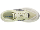 Men's New Balance Rebel v5. Yellow upper. White midsole. Top view.