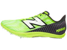 Men's New Balance FuelCell Supercomp MD500. Yellow upper. Yellow midsole. Lateral view.