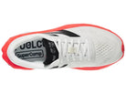 Men's New Balance FuelCell SuperComp Trainer v3. Urgent Red/Sea Salt/Black. Top view.
