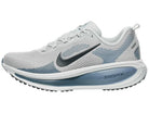 Men's Nike Vomero 18. Light Grey upper. White midsole. Lateral view.