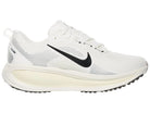 Men's Nike Vomero 18. White upper. Off White midsole. Medial view.