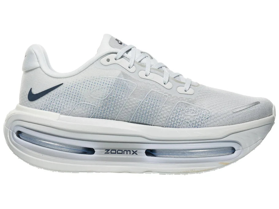 Men's Nike Vomero Premium. Grey upper. Grey midsole. Medial view.
