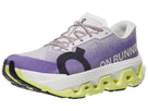 Men's On Running. Cloudmonster 3 Hyper. Light Blue upper. White midsole. Lateral view.