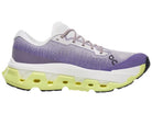 Men's On Running. Cloudmonster 3 Hyper. Light Blue upper. White midsole. Medial view.