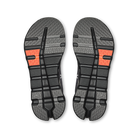 Men's On Cloudrunner 2. Black upper. Black midsole. Bottom view.