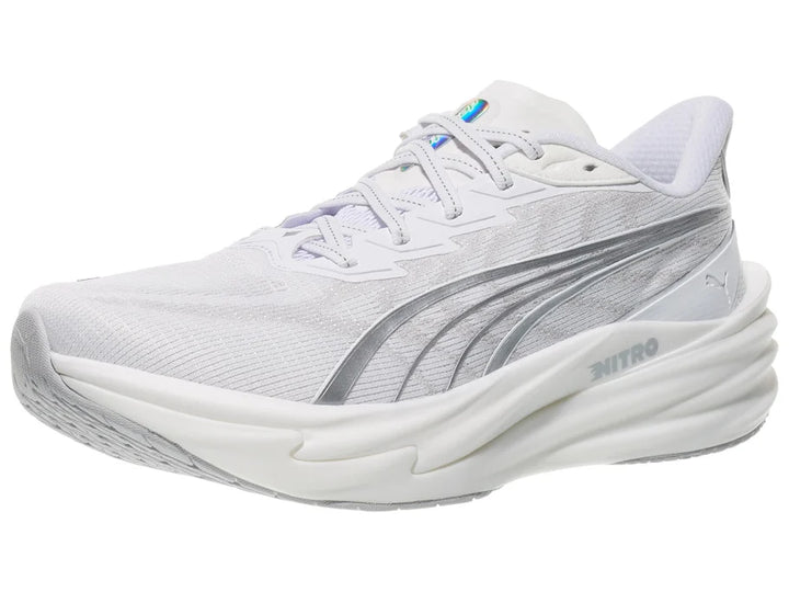 PUMA | Deviate Nitro 4 | Men's | Puma White/Feather Grey