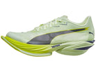 Men's Puma Fast-R Nitro Elite 3. Green upper. Yellow/Green midsole. Lateral view.