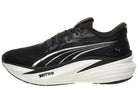 Men's PUMA MagMax Nitro 2. Black upper. White midsole. Lateral view.
