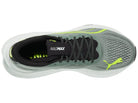 Men's Puma MagMax Nitro. Grey/Green upper. White midsole. Top view.