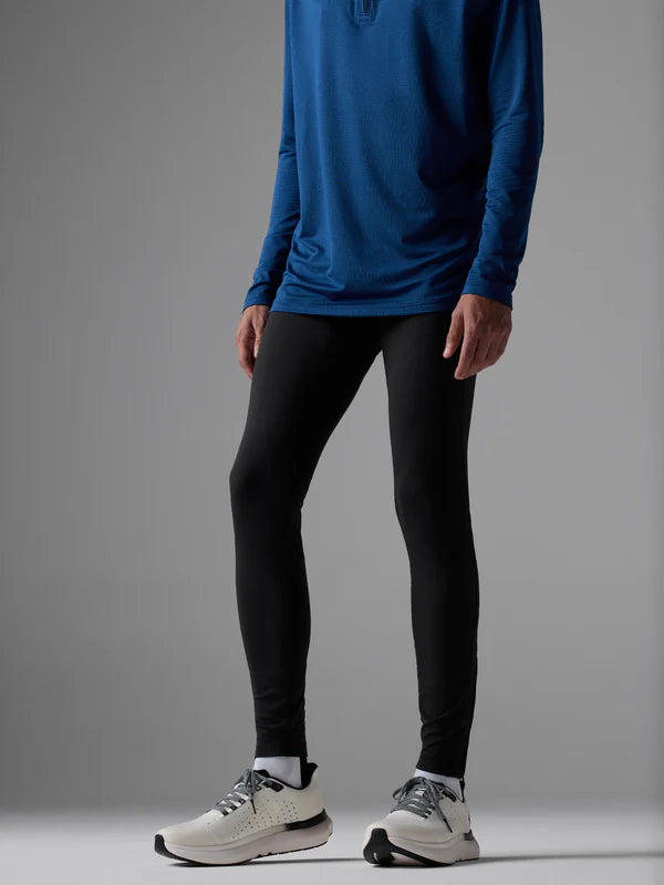 Men's rabbit Tights. Black.