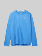 Men's rabbit EZ Tee Long Sleeve. Blue.