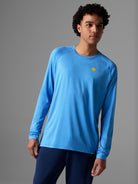 Men's rabbit EZ Tee Long Sleeve. Blue.
