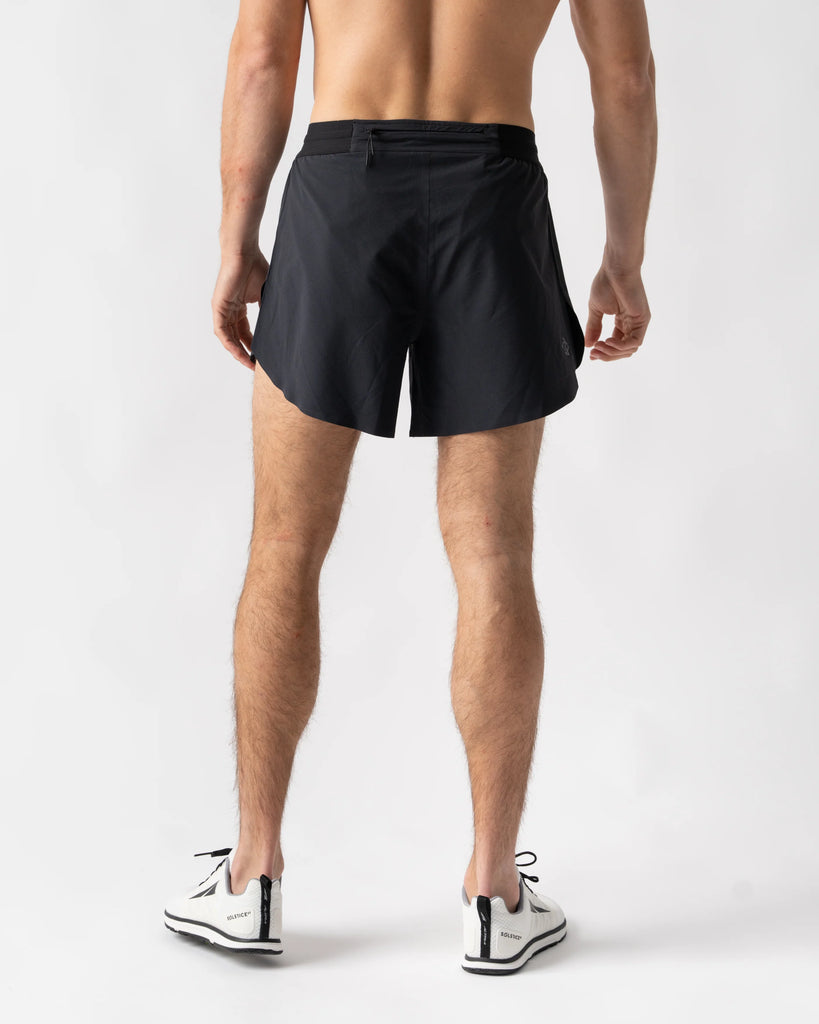 Men's rabbit Fuel n' Fly 5" Shorts. Black.