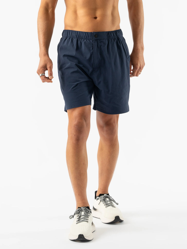 Men's rabbit High Country Shorts. Dark Blue.