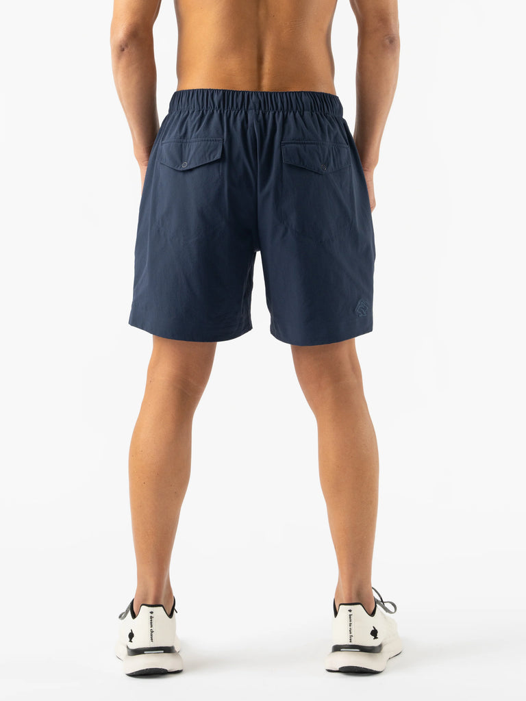 Men's rabbit High Country Shorts. Dark Blue.