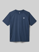 Men's rabbit Ice Perf Tee. Navy.