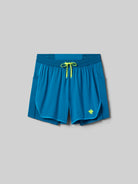 Men's rabbit Pacer Hybrid Shorts 5". Blue.