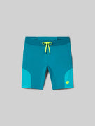 Men's rabbit Pacer Shorts 8.5". Blue/Green.