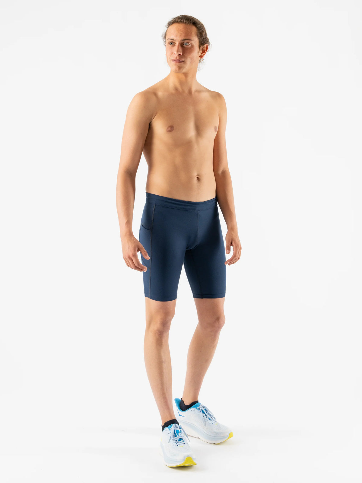 rabbit Men's Speedsters. Blue. Front view.