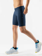 rabbit Men's Speedsters. Blue. Lateral view.