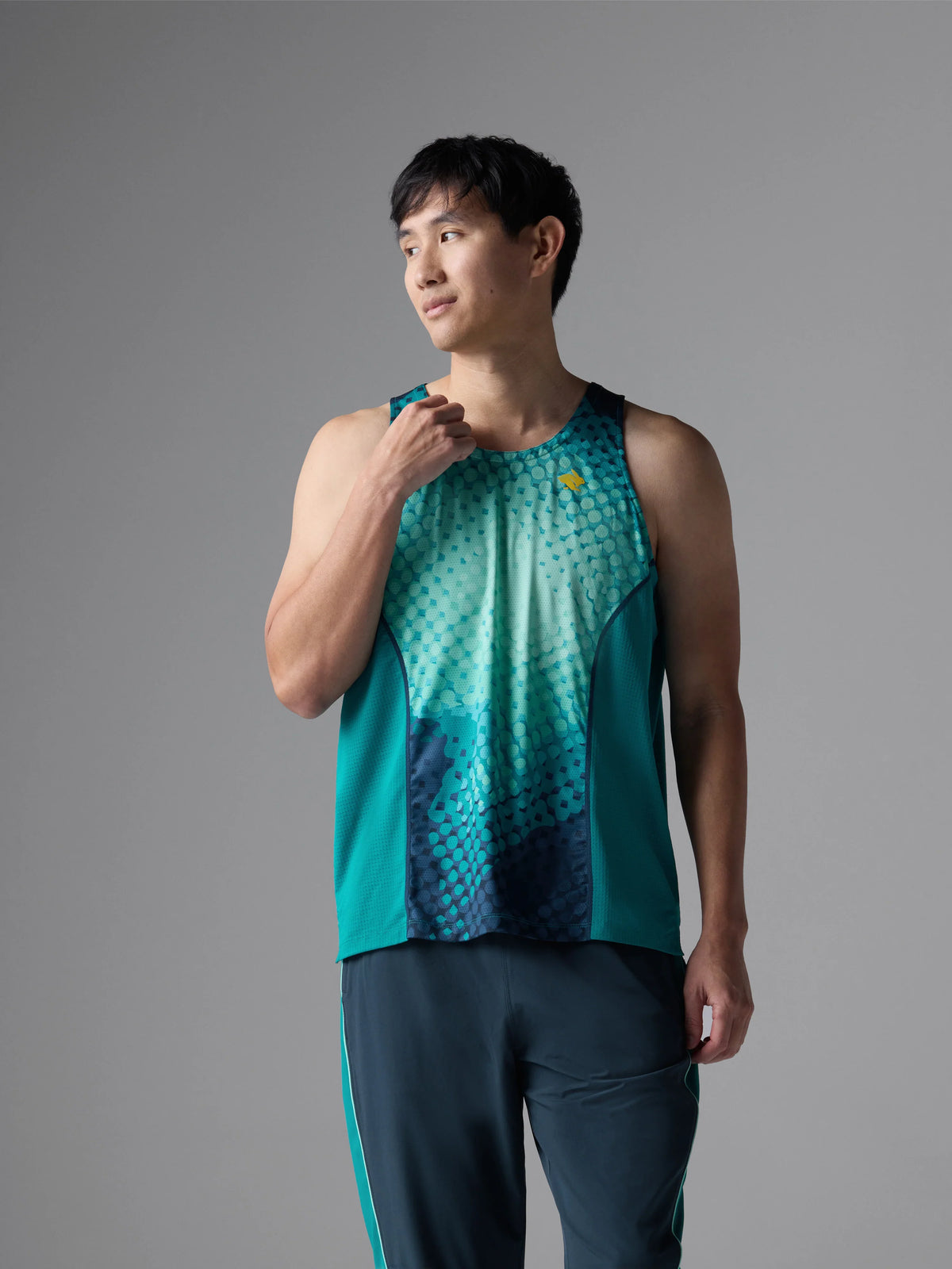 Men's rabbit Tempo Tank in Kayak Heat Map