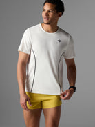 Men's rabbit Tempo Tank. White.