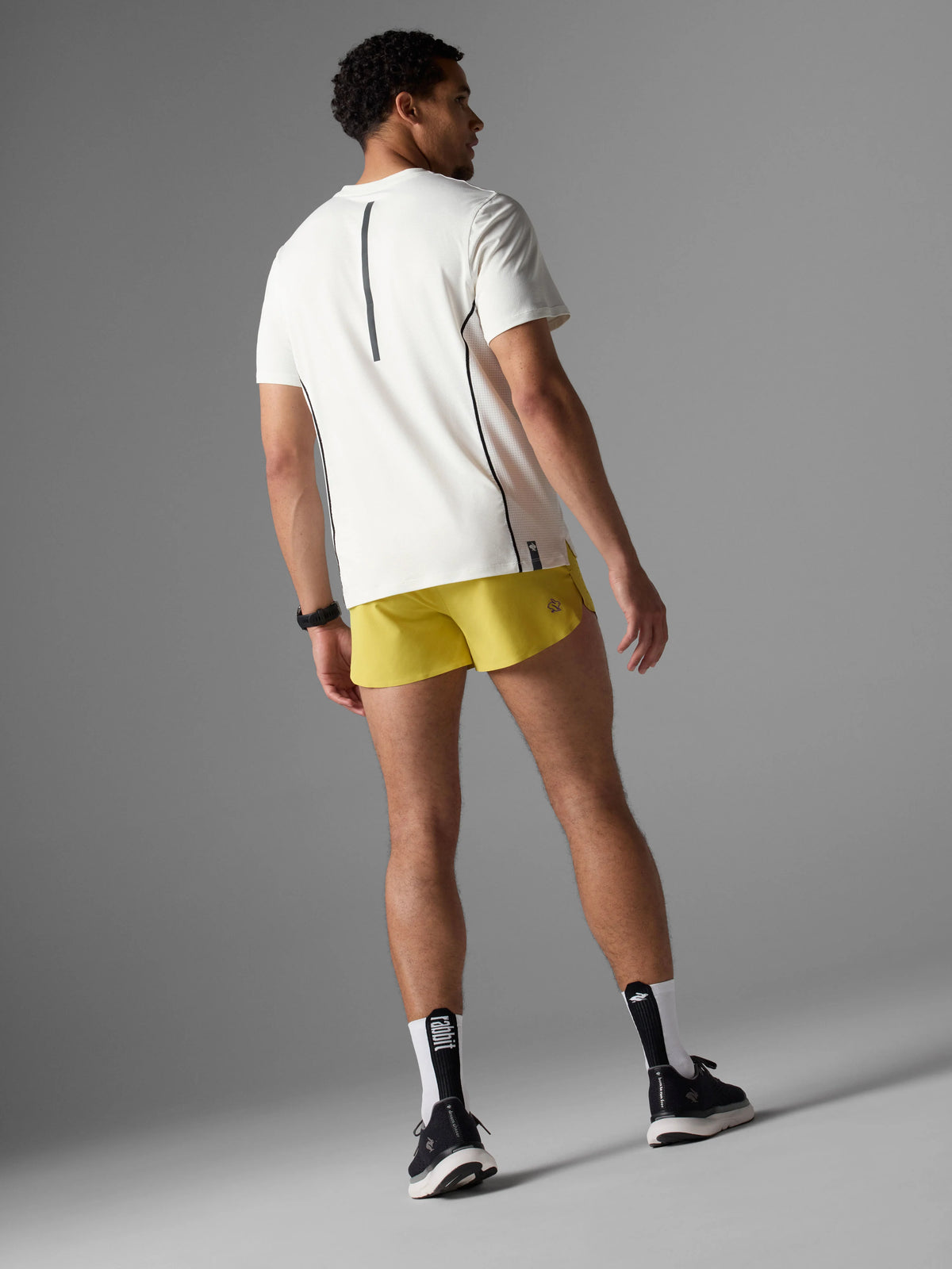 Men's rabbit Tempo Tank. White.