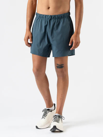 Men's rabbit Tried N' True shorts. Grey. Front view.