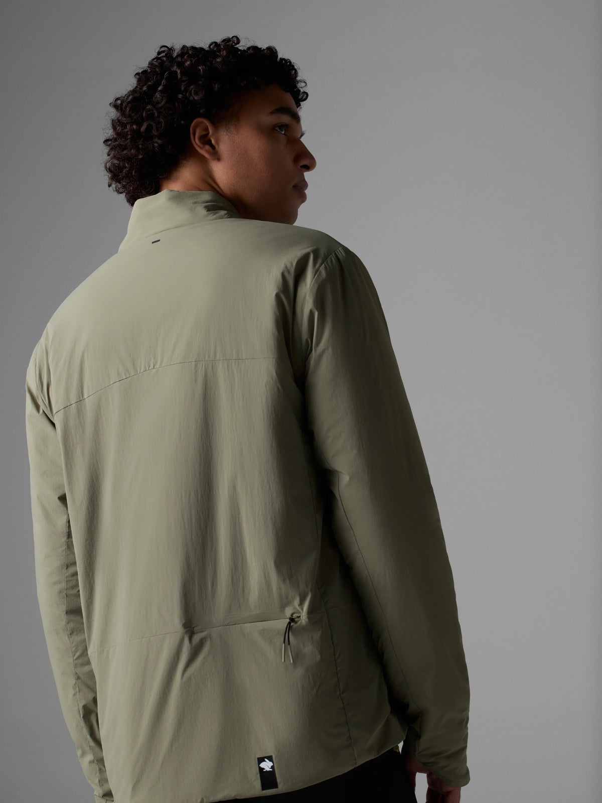 Men's rabbit Warm Up n' Go Jacket. Light Brown.